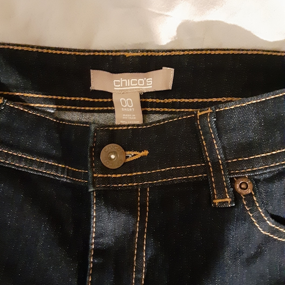 Chicos denim jeans size 00short (2-4)